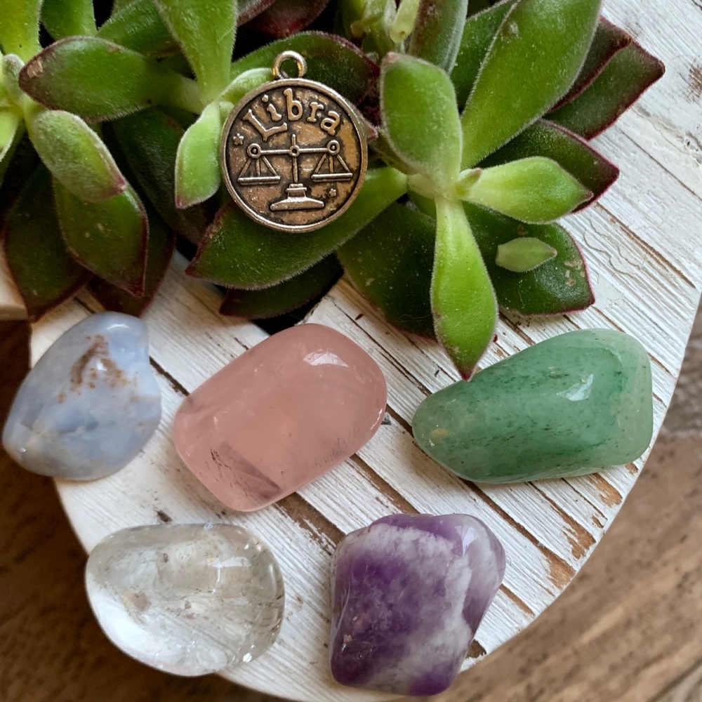 Zodiac Crystal Stone Libra Set